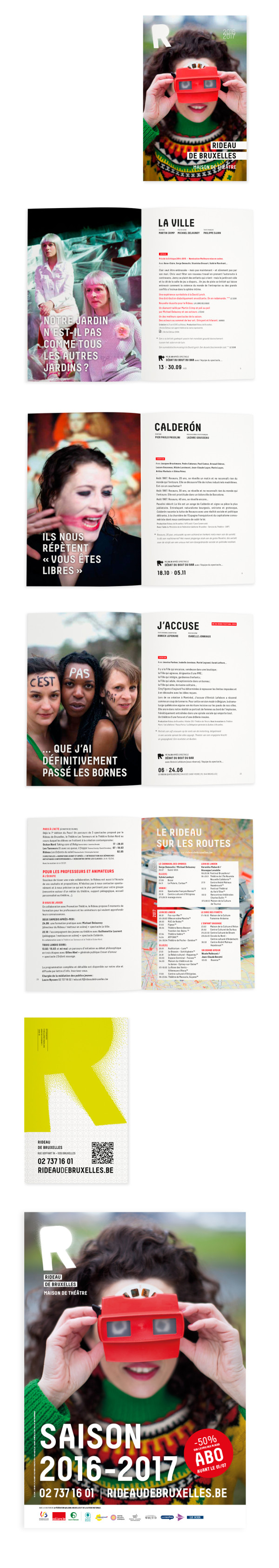 Rideau de Bruxelles<em> — Brochure Saison 2016-2017</em>
