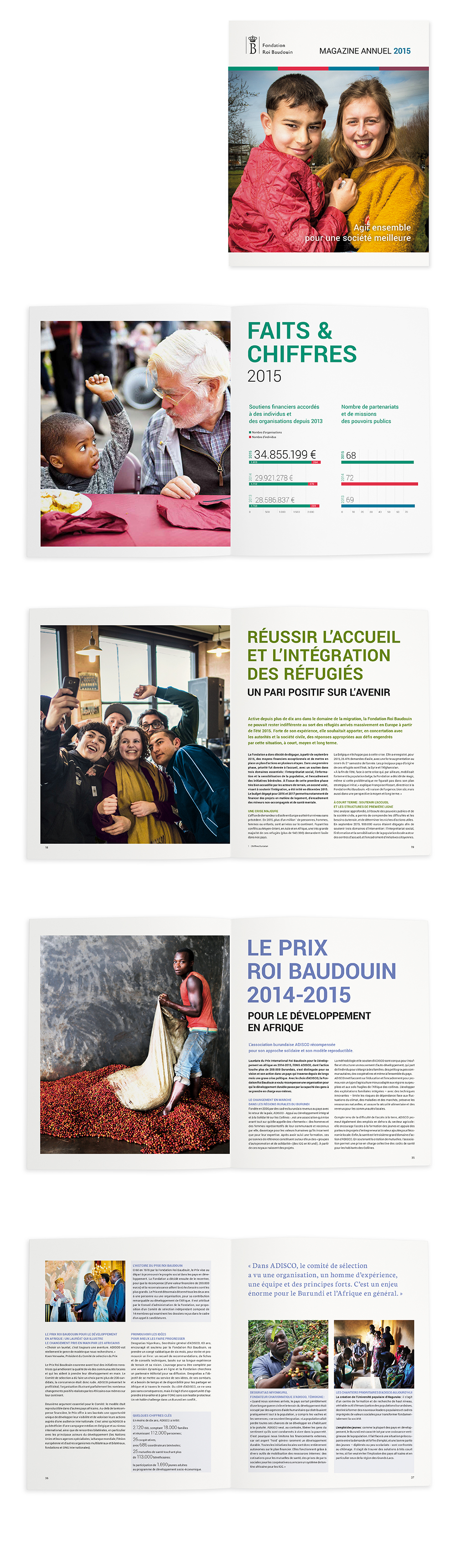 Fondation Roi Baudouin<em> — Rapport Annuel 2015</em>
