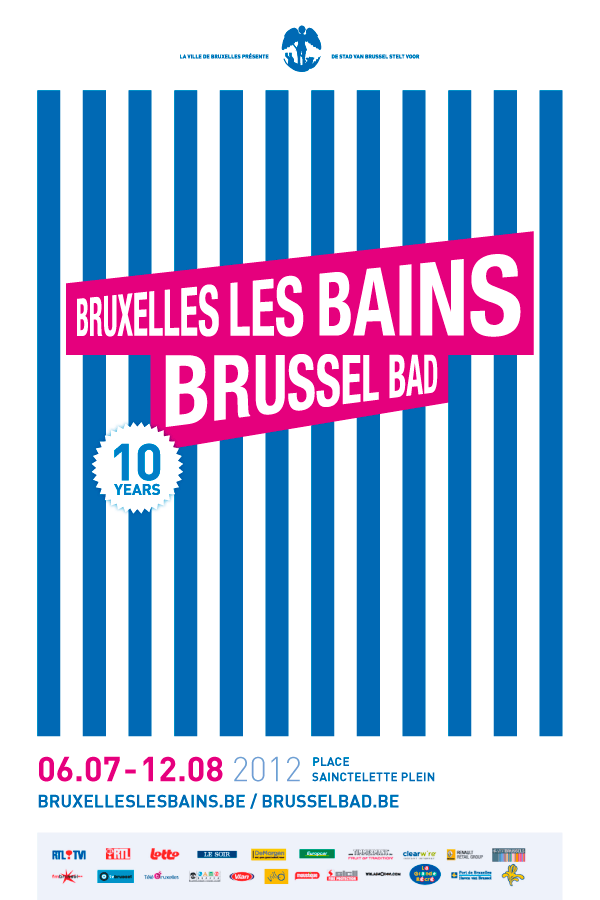 Bruxelles les bains 2012<em>– affiche</em>