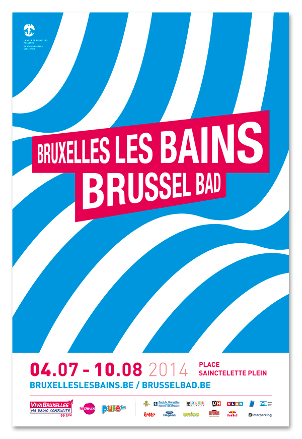 Bruxelles les bains 2012<em>– affiche</em>