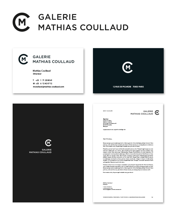 Galerie Mathias Coullaud <em> — Image de marque</em>