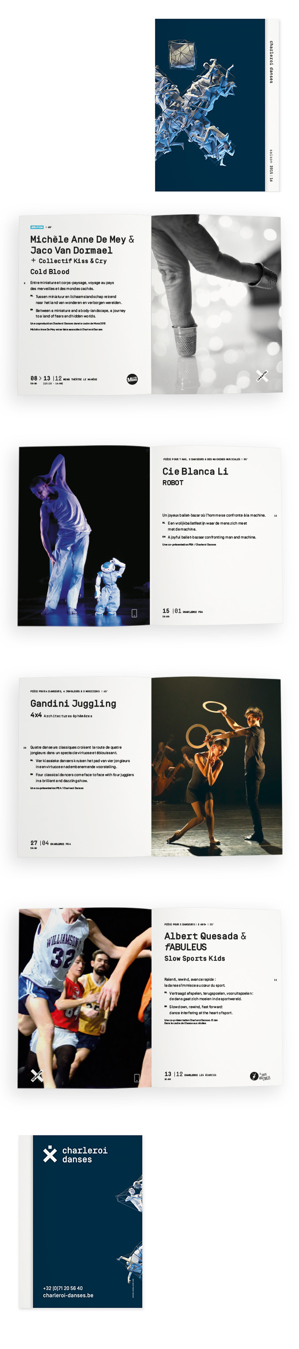 Charleroi Danses <em> — Brochure Saison 2015</em>